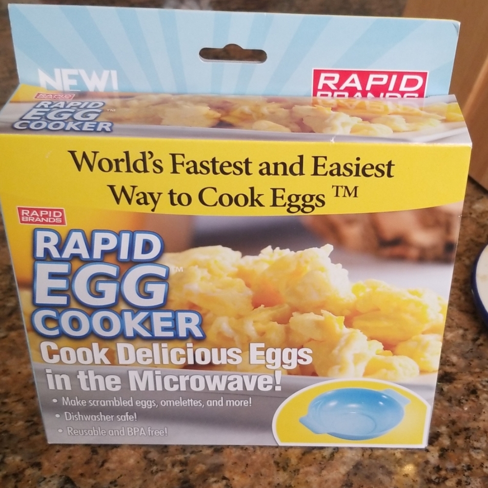 Egg cooker for microwave. Perfect for office, dorm